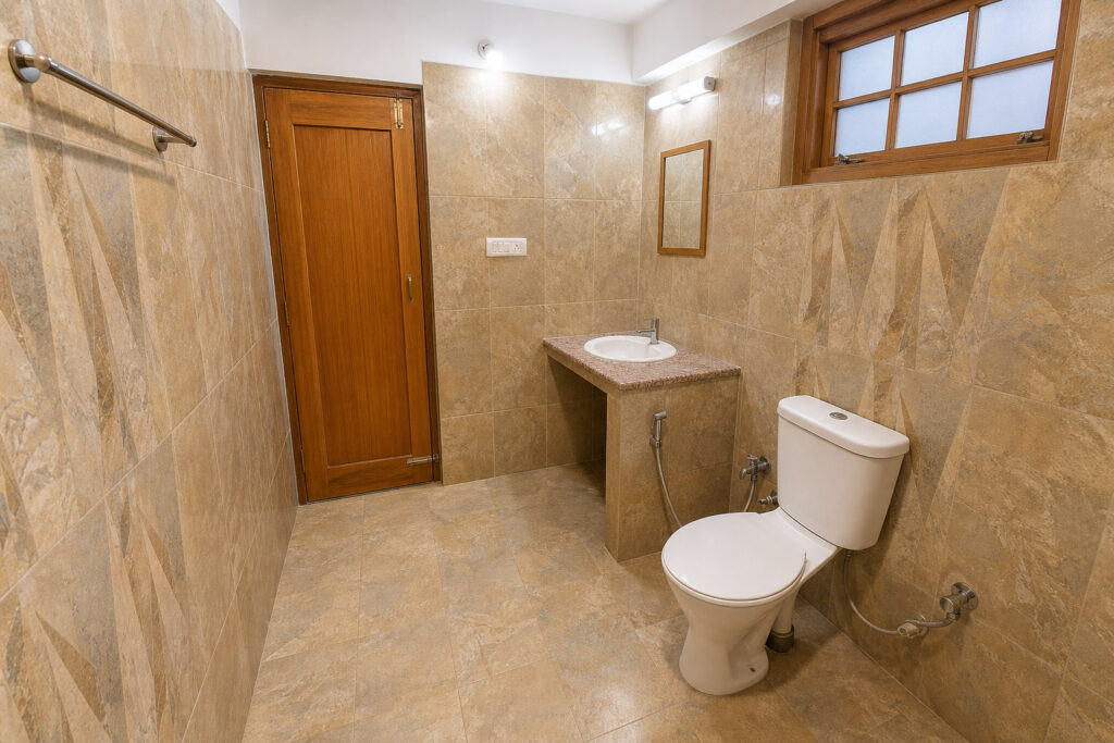 Washrooms - Abu Palace, Leh