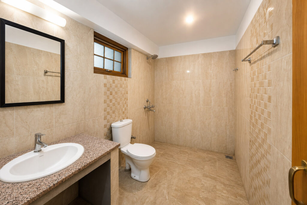 Washrooms - Abu Palace, Leh
